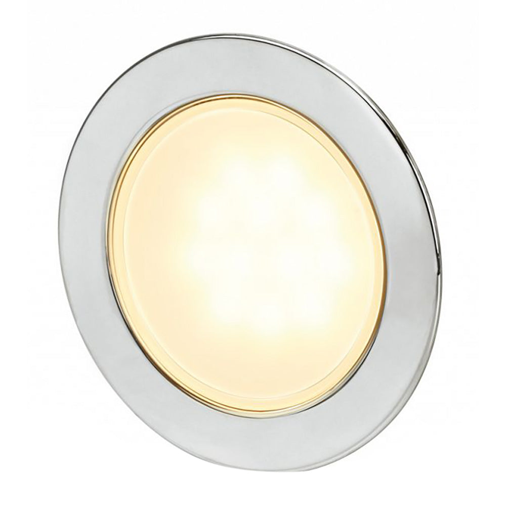 Hella Marine Round Warm White EuroLED 95 Gen 2 LED Down Light Stainless Steel Rim 958340021
