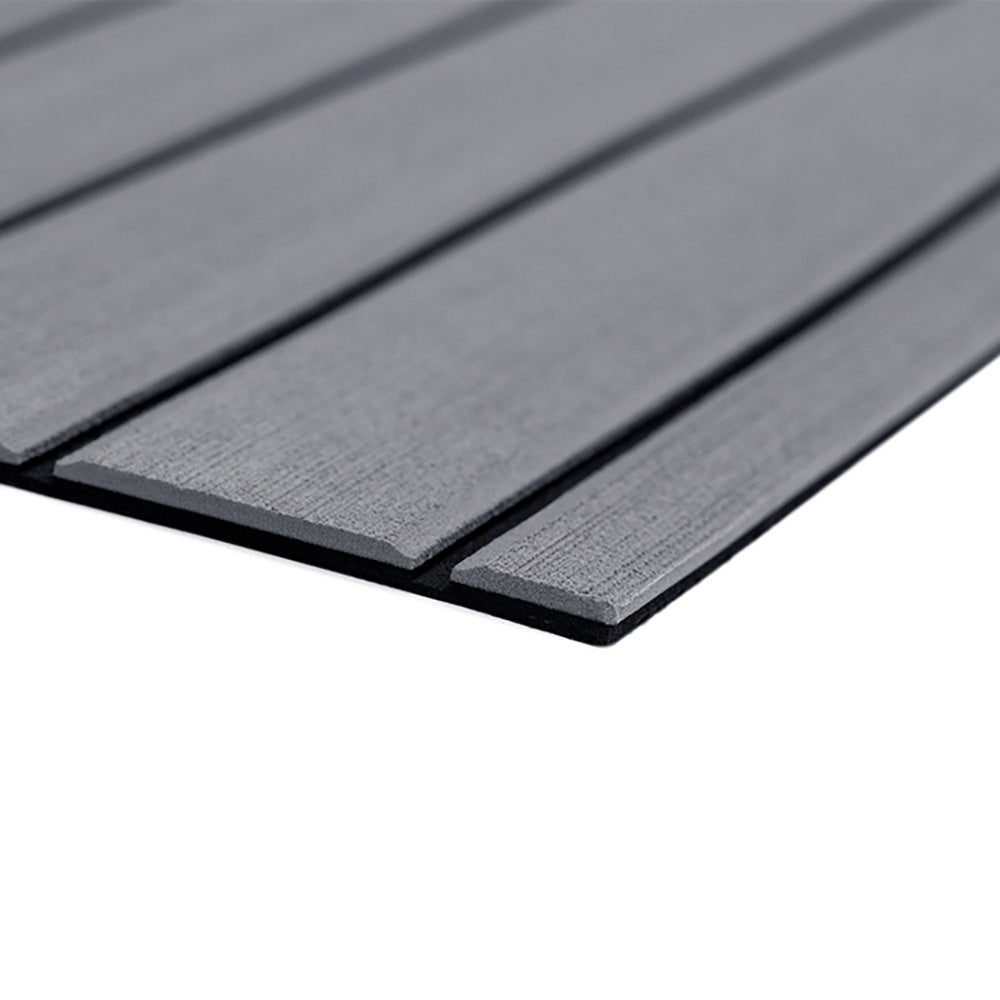 SeaDek 40 x 80 6mm Teak Full Sheet Brushed Texture Storm GreyBlack 1016mm x 2032mm x 6mm 3227980066