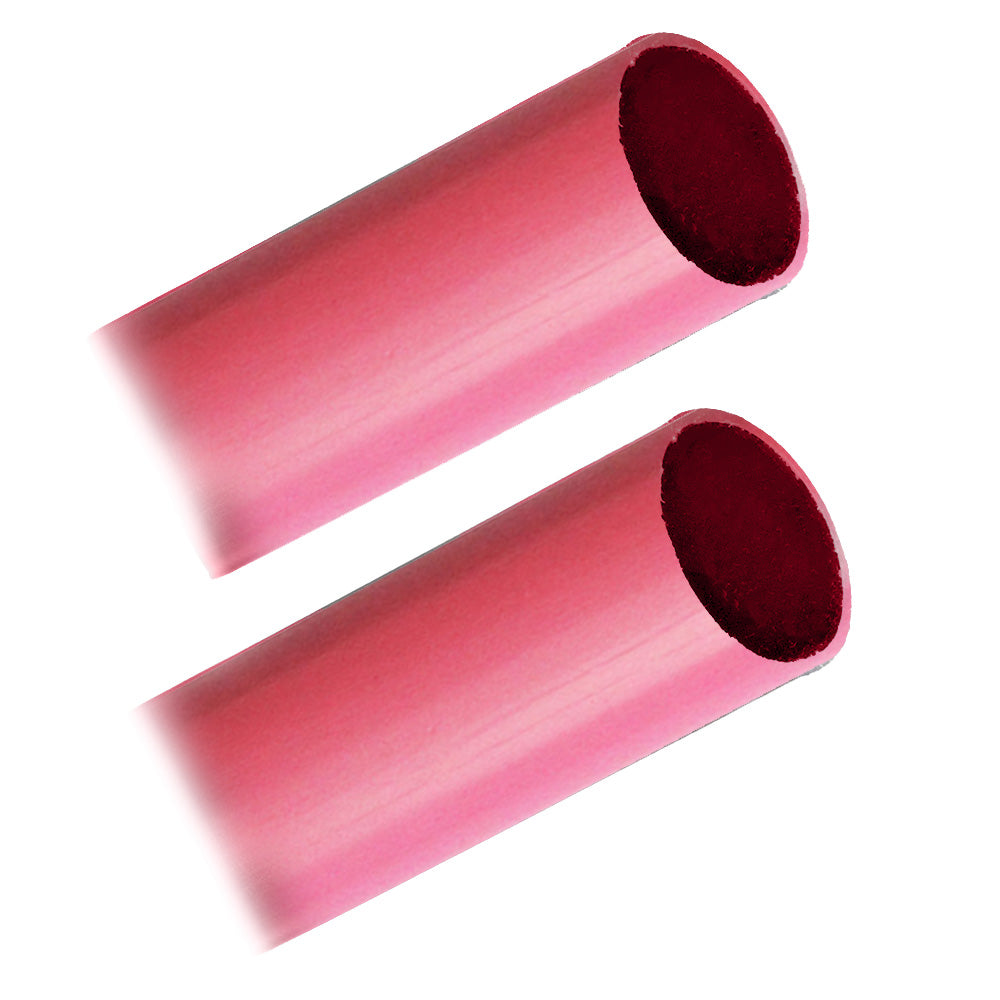 Pacer Battery Cable Heavy Wall Heat Shrink Tubing 1 x 12 Red 2Pieces BHW112RD2