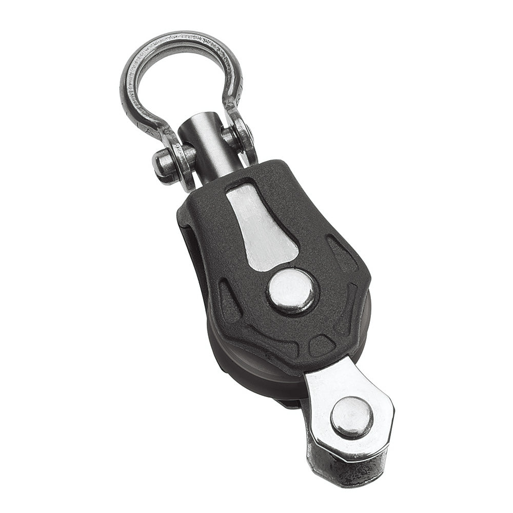 Barton Marine Size 0 20mm Plain Bearing Pulley Block Single Swivel Becket N00131