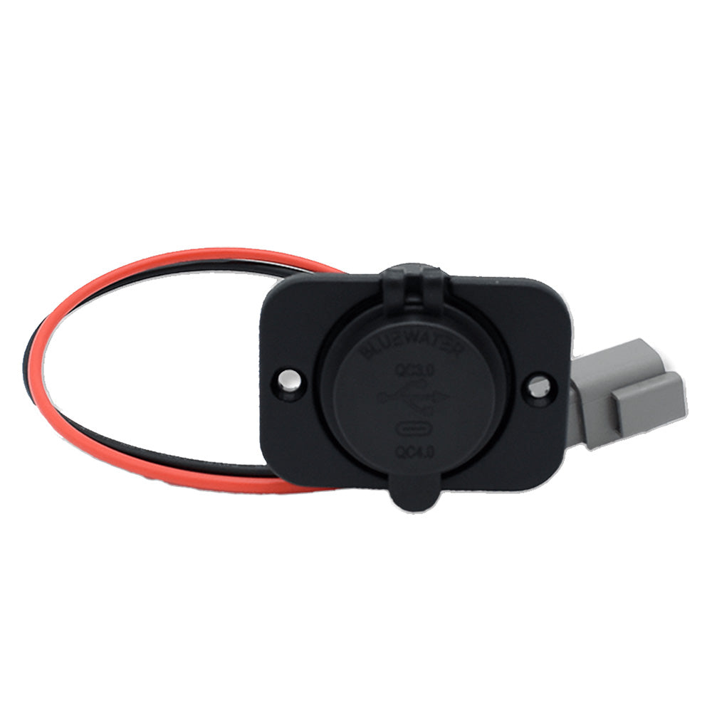 Bluewater USBUSBC wDeutsch Connector Plate 60003005