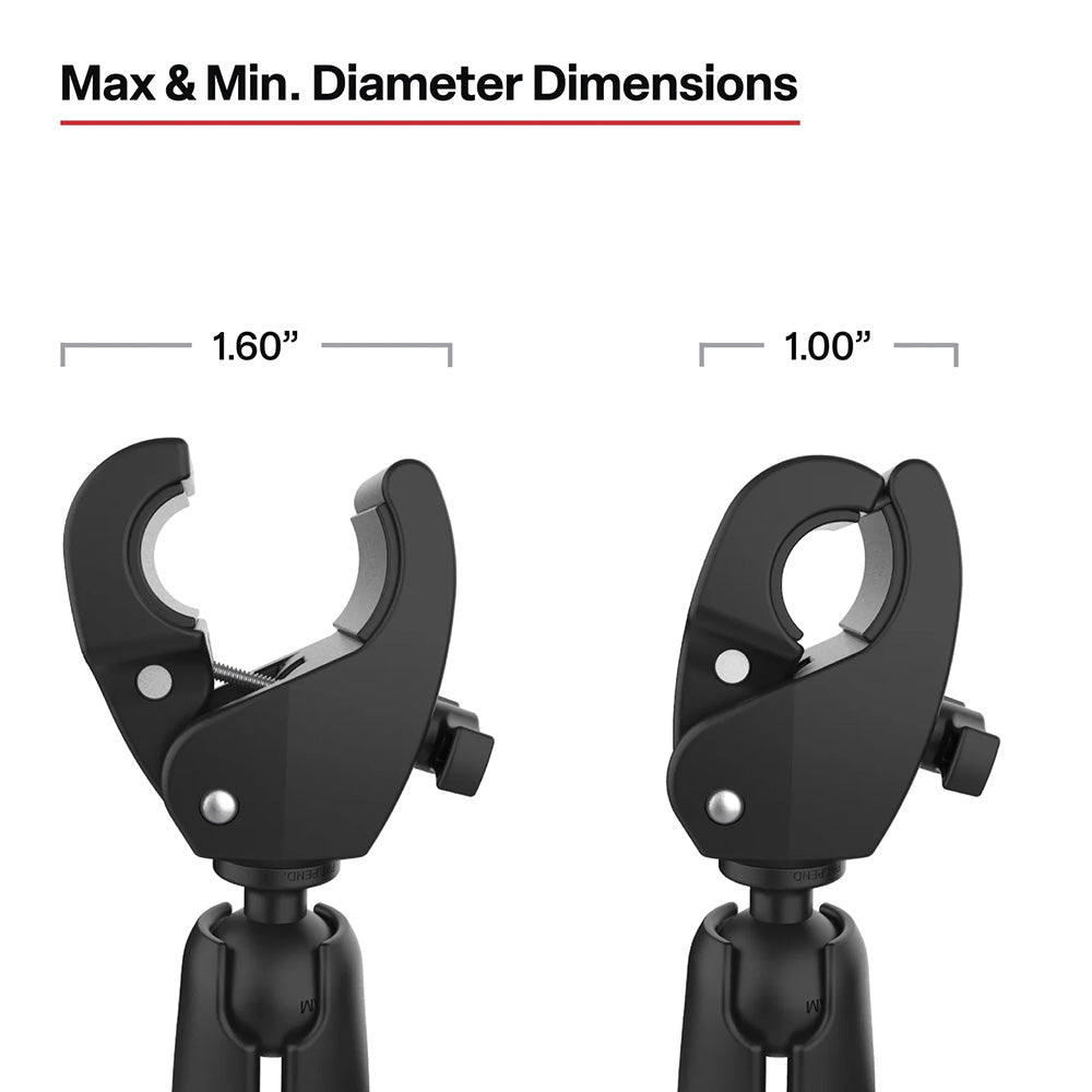 RAM Mount RAM Trolling Motor Stabilizer wToughClaw 1 16 Clamp Bases RAP404404U