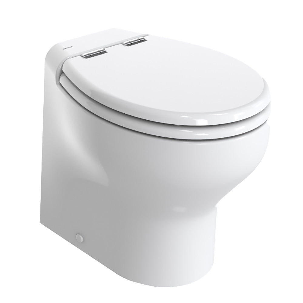 Thetford Silence Plus 2G wWood Polyester Soft Close Seat Standard Solenoid High White 24V TS2G024NWD00C00