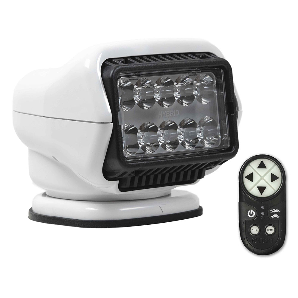 Golight Stryker ST Series LED Hybrid Light Permanent Mount Handheld Wireless Remote 12V White 30008ST