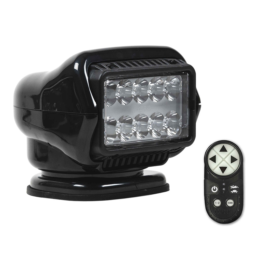 Golight Stryker ST Series LED Hybrid Light Permanent Mount Handheld Wireless Remote 12V Black 30518ST