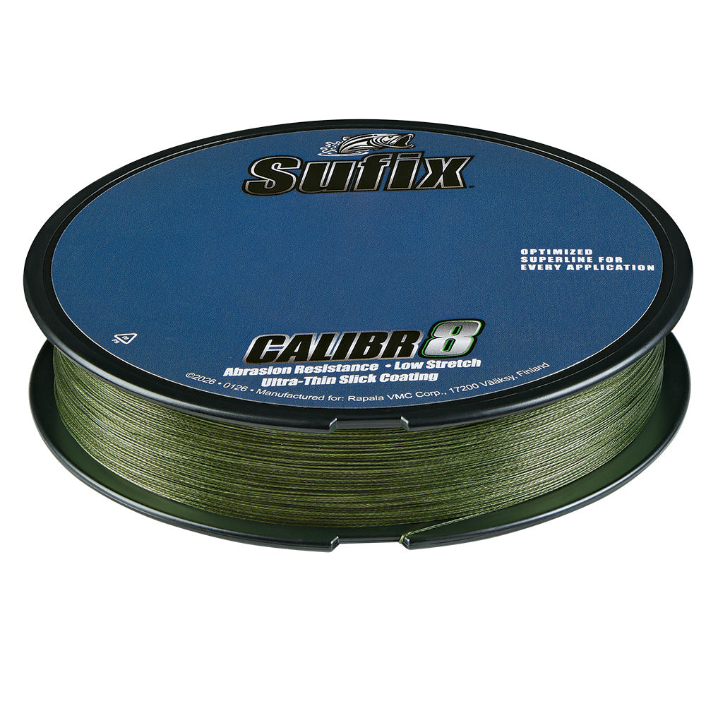 Sufix Calibr8 Braid 150yds 80lb Low Vis Green 694080G