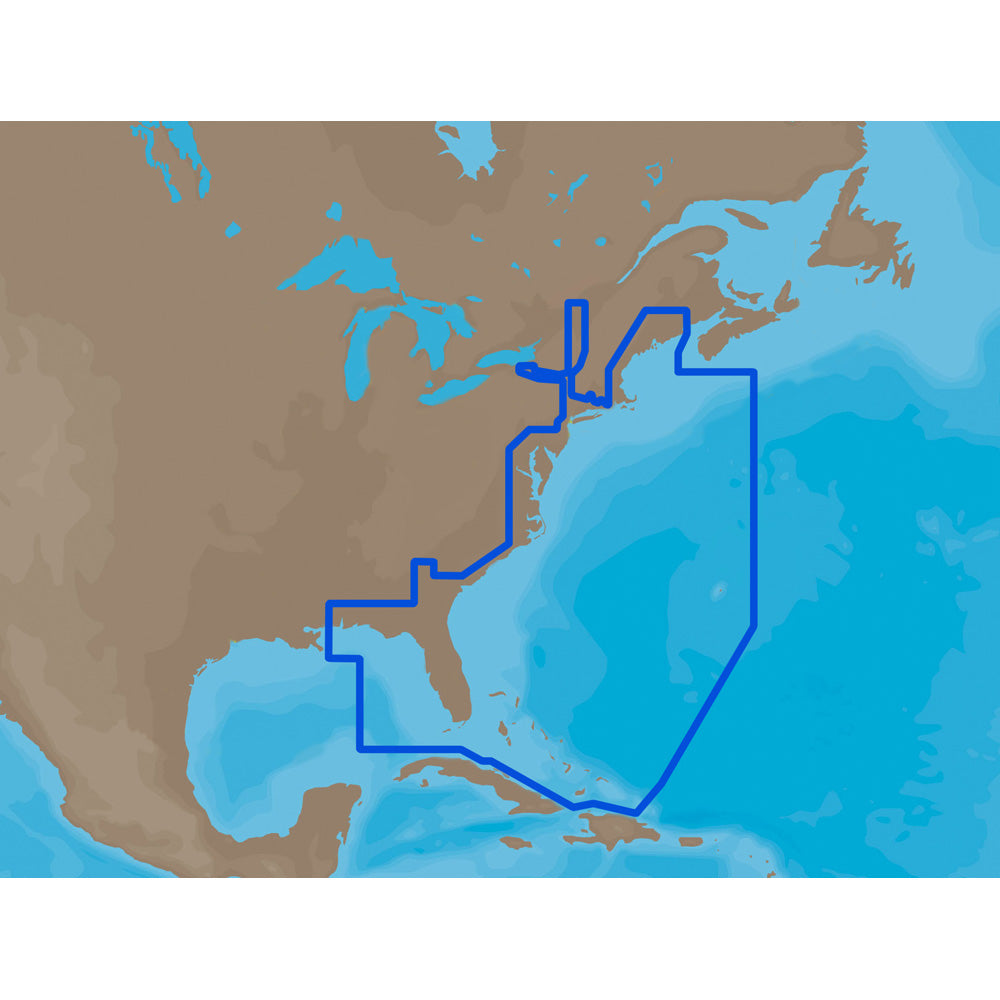 CMAP MAX NAM022 US East Coast The Bahamas SD Card MNAM022MS