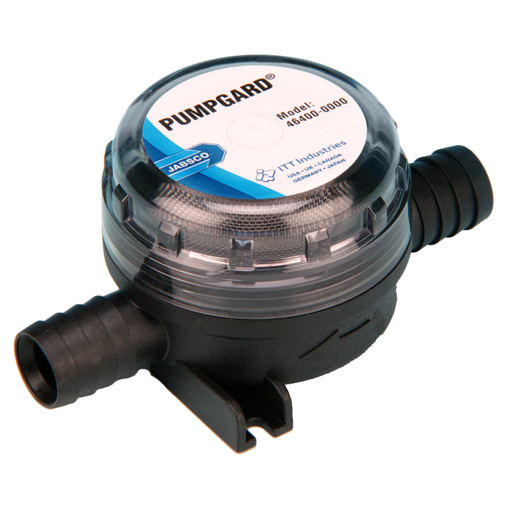 Jabsco Pumpgard InLine Strainer 34 Barb Low Profile 464000000