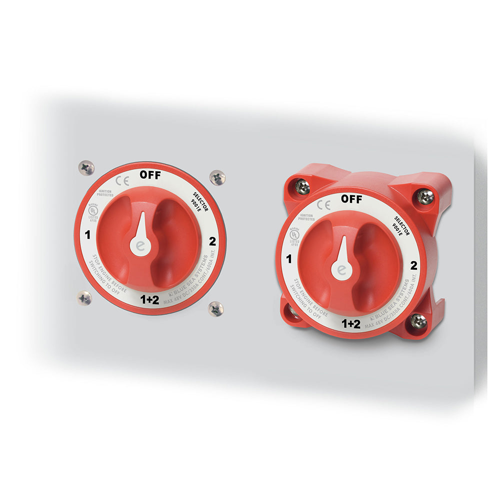 Blue Sea 11001 eSeries Battery Switch wAlternator Field Disconnect 3Position 11001