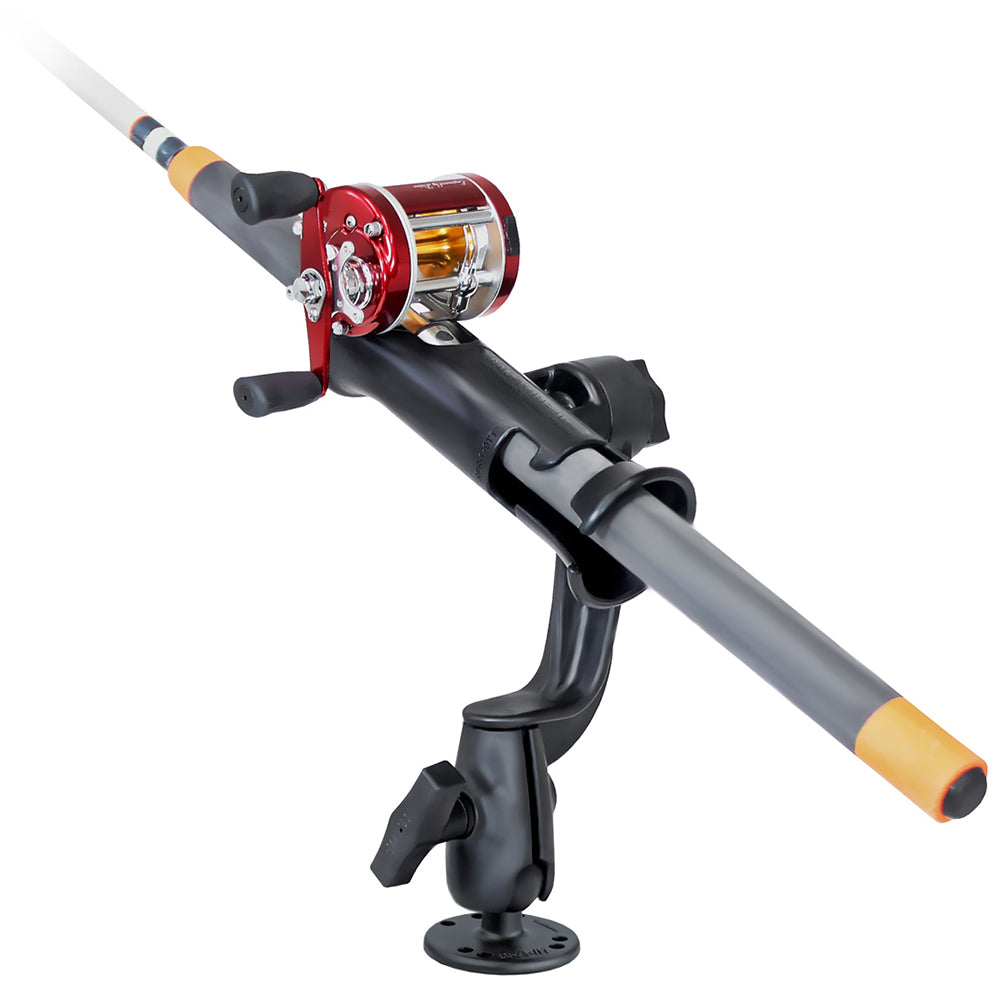 RAM Mount Ram Tube Jr Rod Holder w RAMROD Revolution RatchetSocket System RAP390RBU