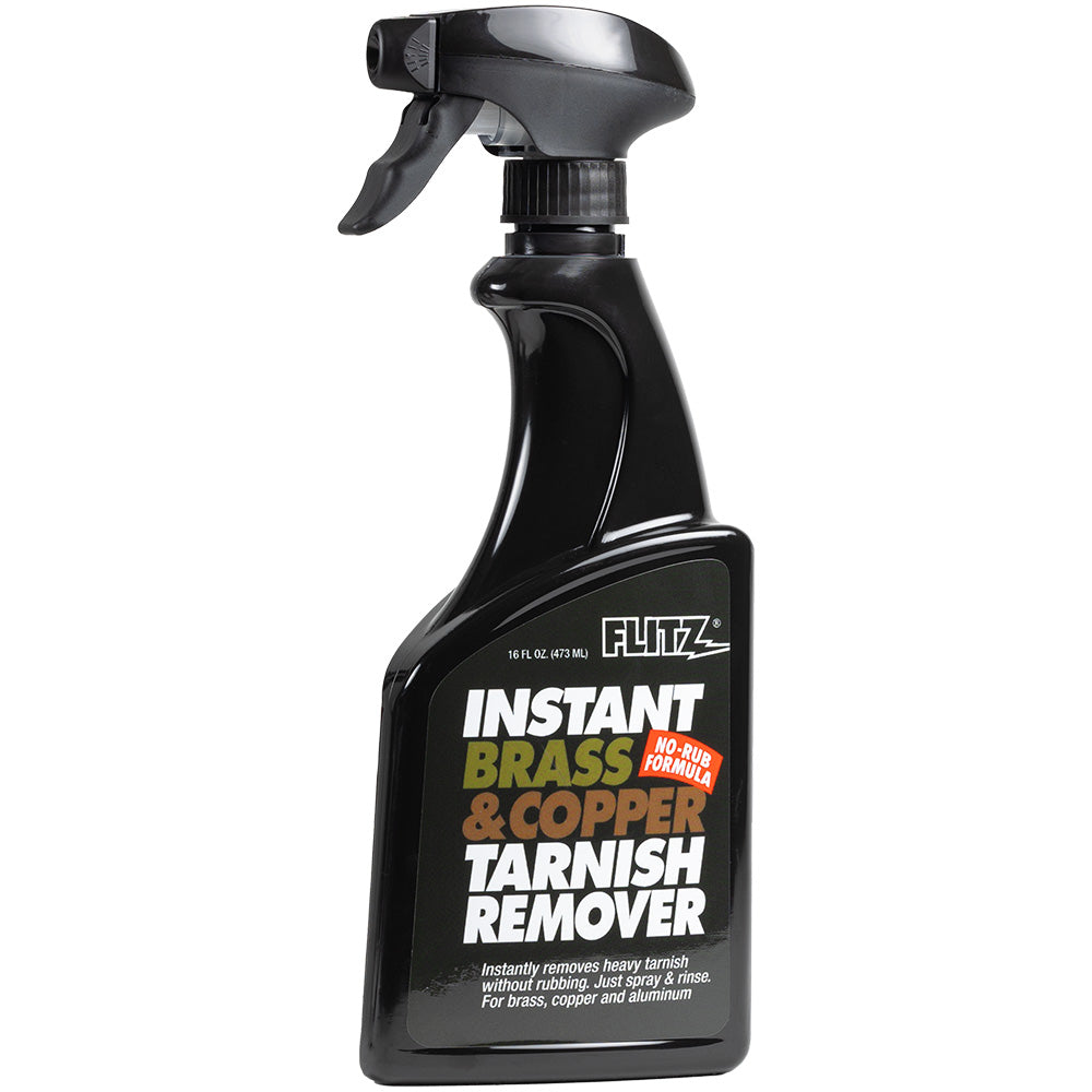 Flitz Instant Brass Copper Tarnish Remover 16 oz Spray BC 01806
