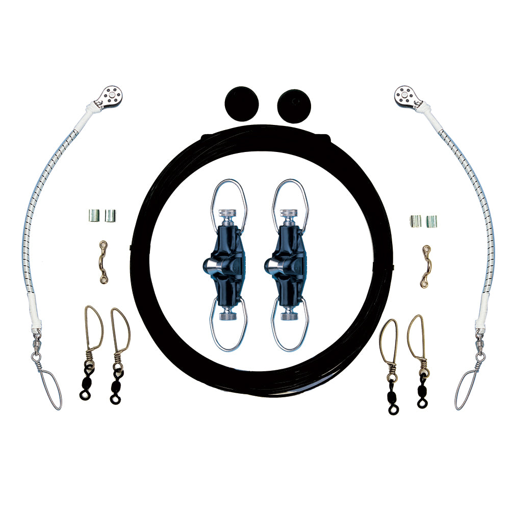 Rupp Single Rigging Kit wNokOuts Black Mono 160 Lines CA0025MO