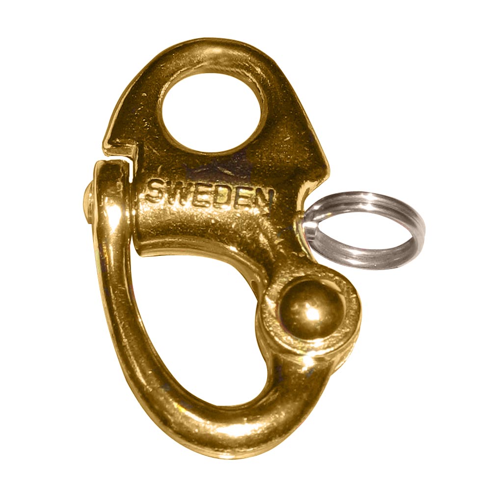 Ronstan Brass Snap Shackle Fixed Bail 593mm 2516 Length RF6002