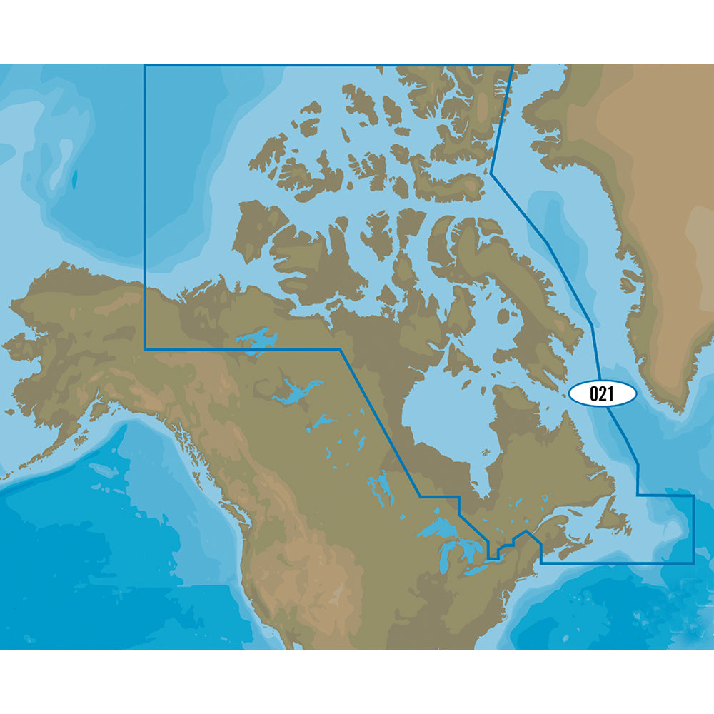 CMAP 4D NAD021 Canada North East MNAD021MS