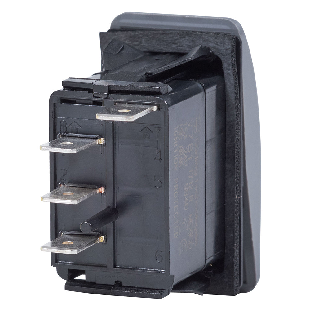 Blue Sea 7932 Contura II Switch SPDT Black ONOFFON 7932