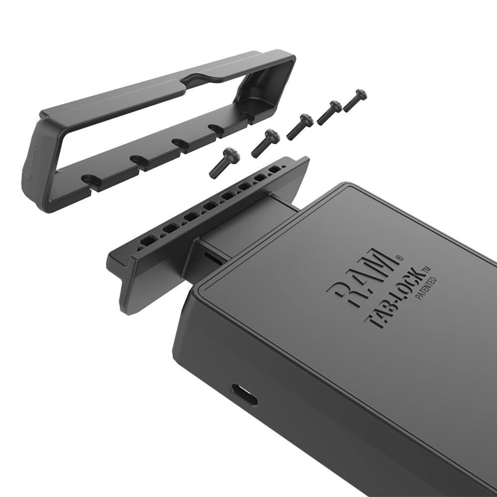 RAM Mount TabLock Locking Cradle fApple iPad mini 13 wCase Skin Sleeve RAMHOLTABL12U