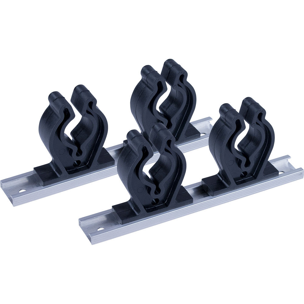 SeaDog Track Rod Holder 7 Tracks 4 Rod Clips 3250441