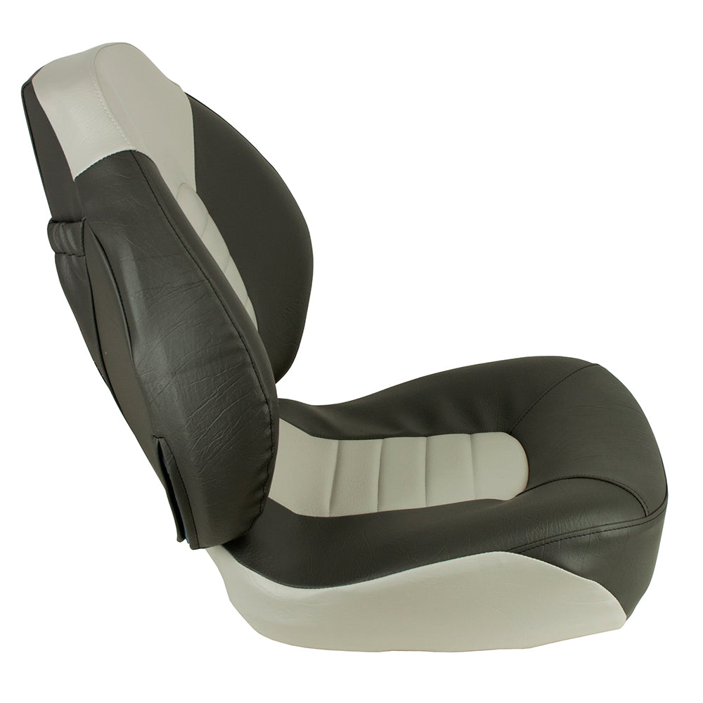Springfield Fish Pro Mid Back Folding Seat CharcoalGrey 1041733
