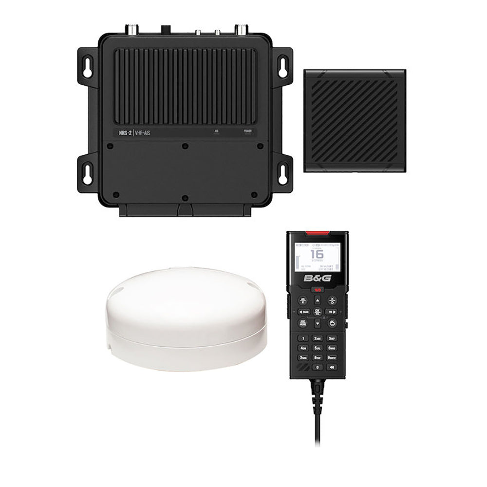 BG V100B Black Box VHF Radio wBuiltIn AIS Transmitter Receiver External GP500 GPS Antenna 00015793001