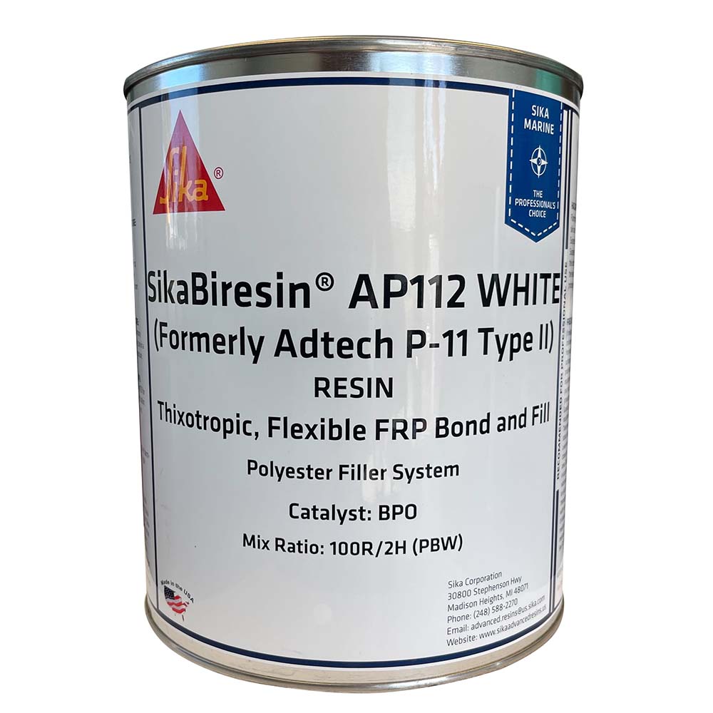 Sika SikaBiresin AP112 White Gallon BPO Hardener Required 606128