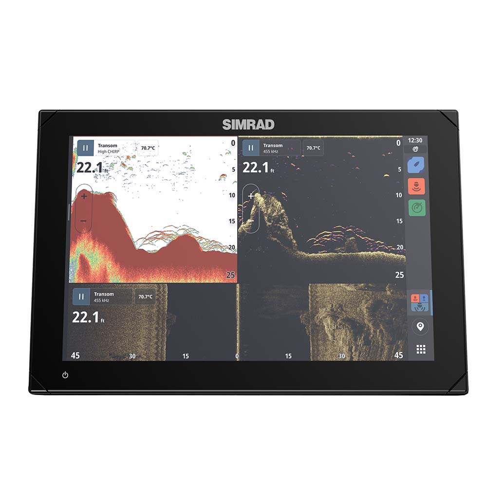 Simrad NSX 3012 Combo Chartplotter Fishfinder Display Only No Transducer 00015222001