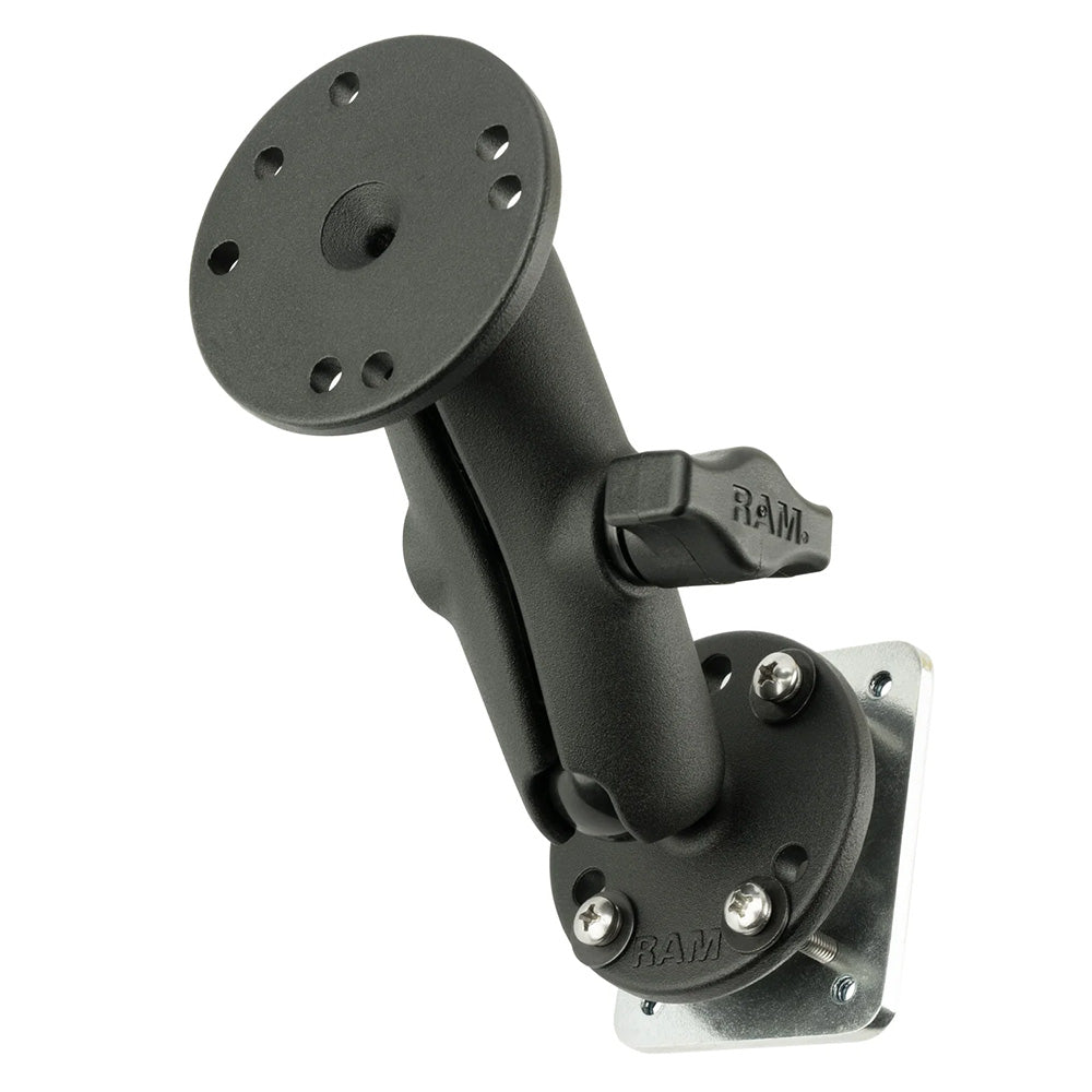 RAM Mount Double Ball Mount wBacking Plate RAMB101U225B2
