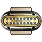 Metro Marine HighOutput Elongated Surface Mount Light wIntelligent Monochromatic LEDs  White 90 Beam FSME1HW390