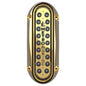 Metro Marine HighOutput Elongated Vertical Mount Light wIntelligent Monochromatic LEDs  Green 90 Beam FBME1VG390