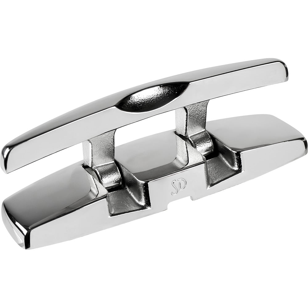 SeaDog 6 Rectangle SS Folding Cleat wHex Bolts 0411361