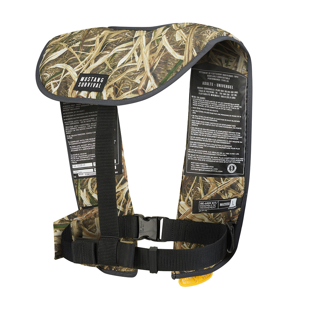 Mustang MIT 100 Convertible Inflatable PFD  Camo MD2030CM2610202