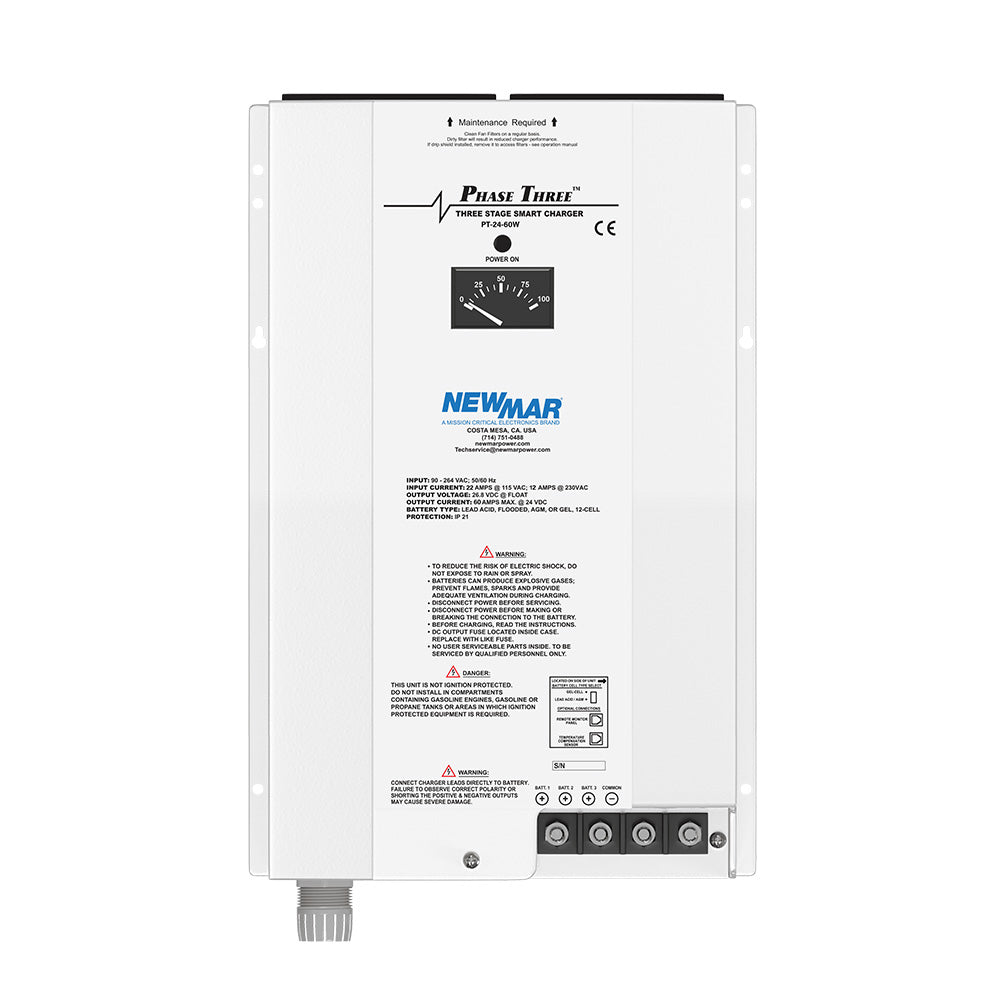 Newmar PT2460W Battery Charger PT2460W