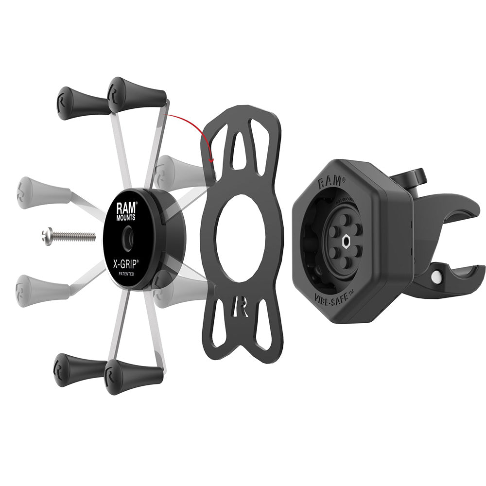 RAM Mount RAM XGrip Large Phone Mount wVibeSafe  Small ToughClaw RAMHOLUN10462400
