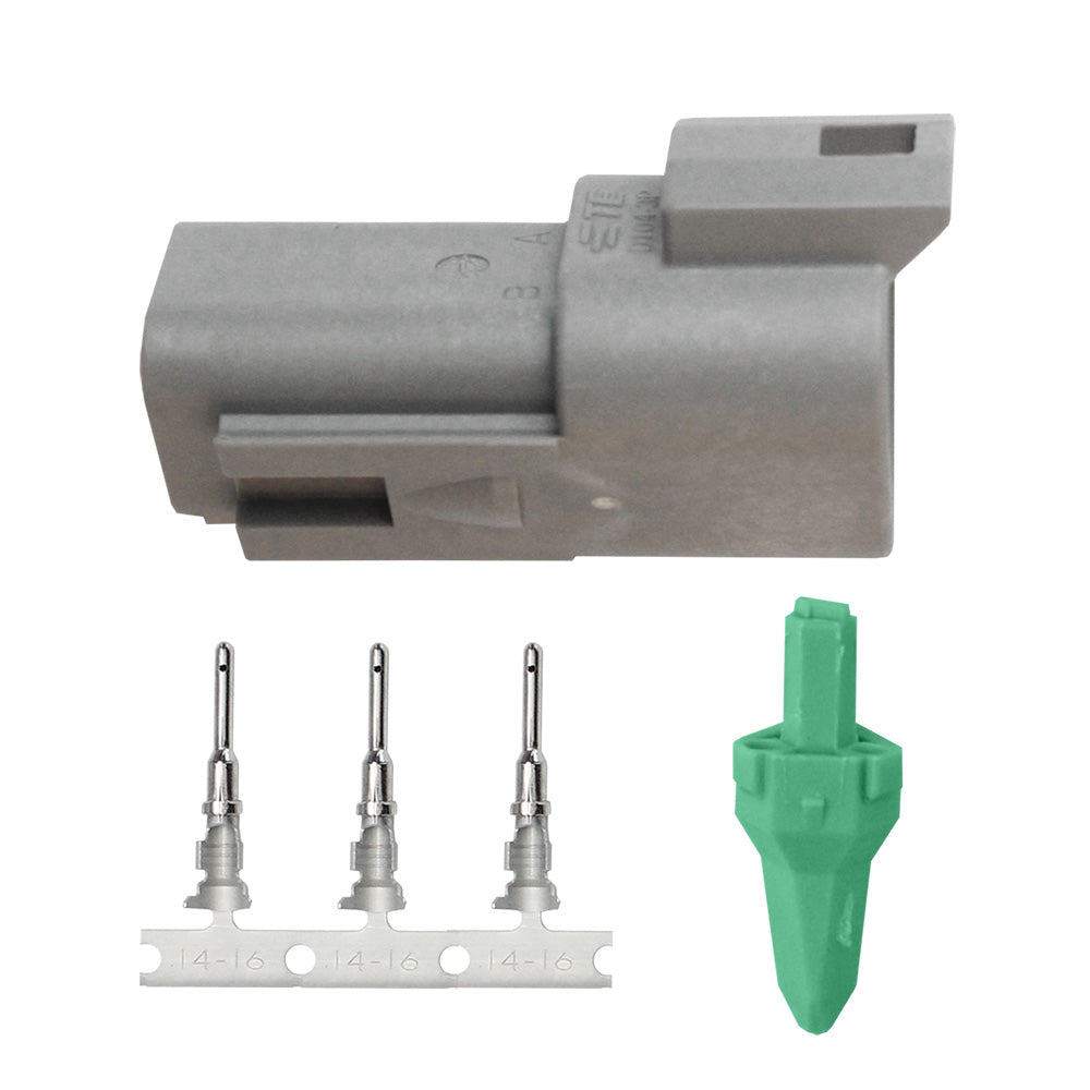 Pacer DT Deutsch Receptacle Repair Kit  1418 AWG 3 Position TDT04F3RP