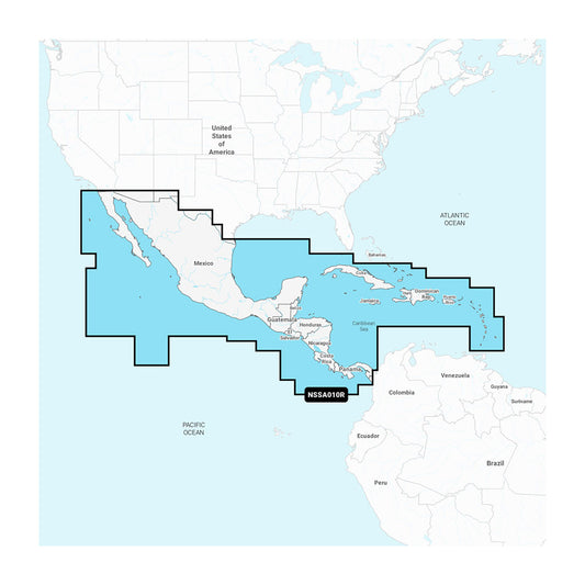 Garmin Navionics NSSA010R Central America  Caribbean 010C145120