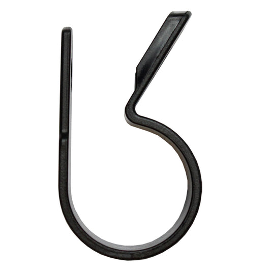 Pacer UV Resistant Nylon CClamps  58  Black  25 Pack BCCH1025BK