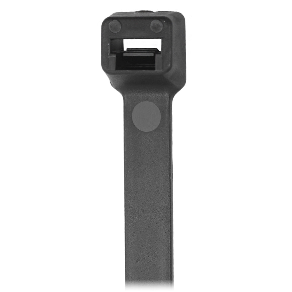 Pacer 14 Cable Tie  Black  50lb Tensile Strength  4 Bundle Diameter  100 Piece Bag CT4S100BK