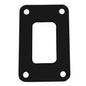Pacer Switch Panel  1 Switch  1 Row  175 x 275  Black Powder Coated Aluminum PSC11BK
