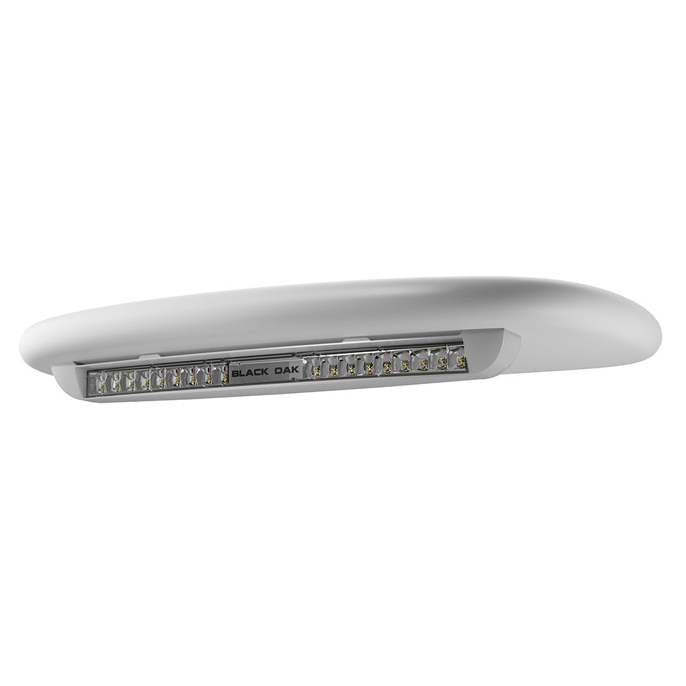 Black Oak Low Profile Marine Bar  Flood  Undermount  White LPWXU