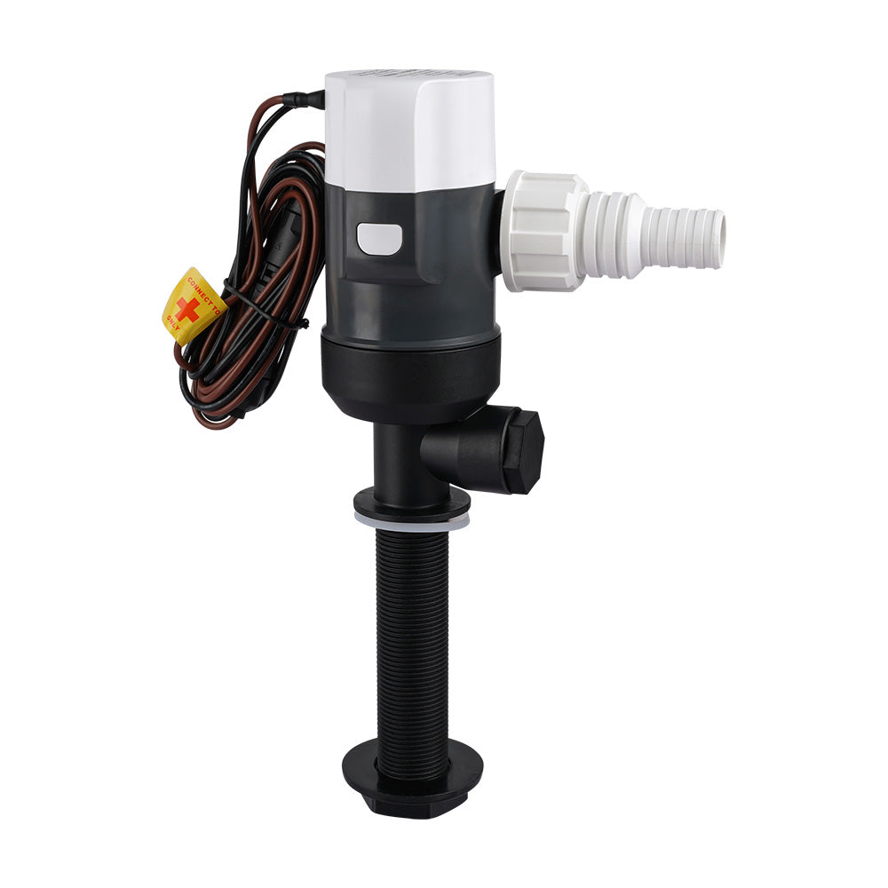 Commodore 1100 GPH Vertical Livewell Pump  Long  12V CMC311100L