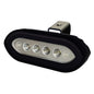 ShadowCaster Bracket Mount Spreader Light  Black Housing  White SCMSLB4XGWBK