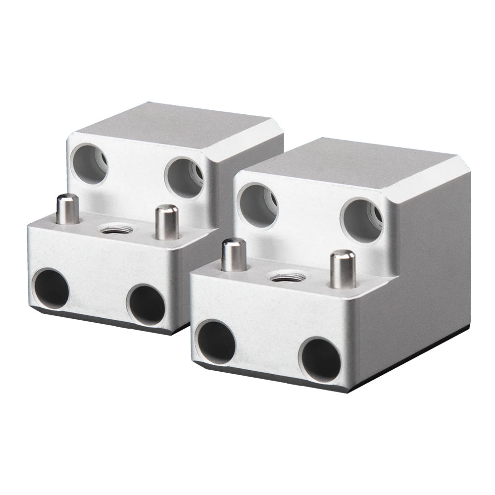 PTM Watersports Board Rack Mount  4 Bolt  Silver  Pair P131681400TEBCL