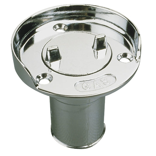 SeaDog Hose Deck Fill wSplash Guard  Die Cast Zinc Chrome Plated 3517501