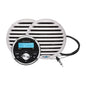 Aquatic AV GP1 Gauge Stereo  Economy 65 Speakers  White Pair GP100W