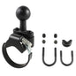 RAM Mount RAM ATVUTV Ball Base fRails Up To 315  Zinc RAM231Z2U