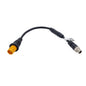 Navico Ethernet Adapter M12 8Pin Male  Yellow 5Pin Female  12 00016448001