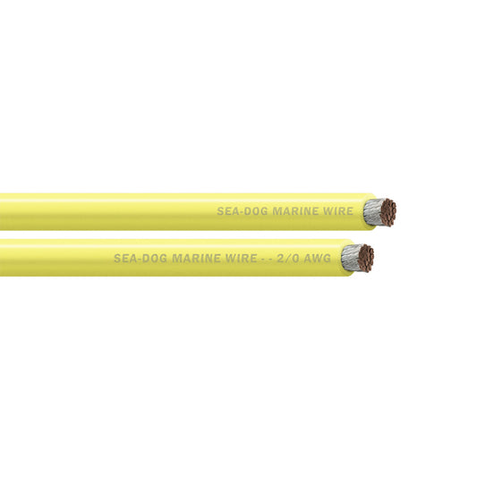 SeaDog 20 AWG Yellow Battery Cable  100 8021032