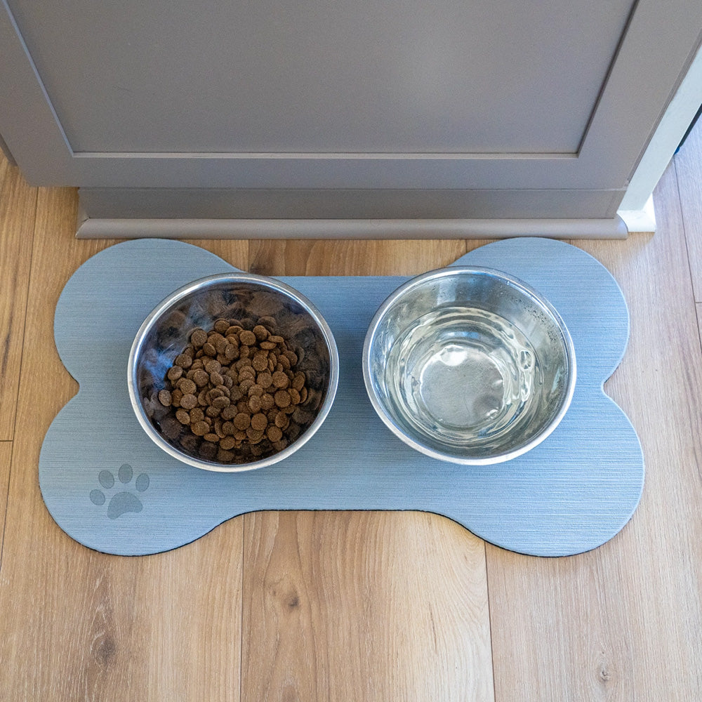 SeaDek Dog Bowl Mat  CappuccinoBlack  Large  165 x 295 6320791090
