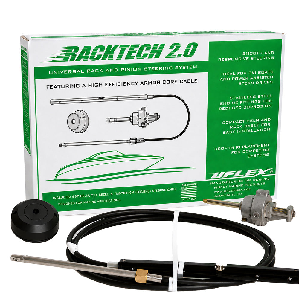 Uflex Racktech  20 High Efficiency Rack  Pinion System Kit  11 Cable RACKTECH2011