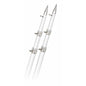 Rupp 18 White Carbon Fiber Telescoping Outrigger Poles 15 Diameter Pair A01800CFTW