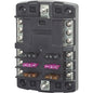 Blue Sea 5030 ST Blade Fuse Block wo Cover  6 Circuit wNegative Bus 5030